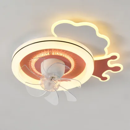 Cute Ceiling Fan Light for Children's Bedroom