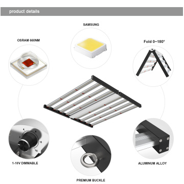 2021 최신 Phlizon 640W Foldable Grow Light