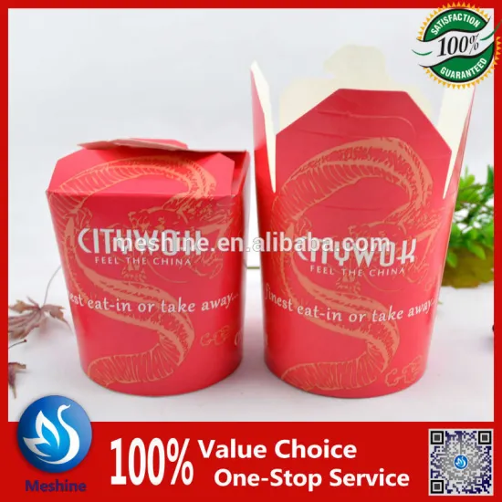 Oil resistant paper spaghetti pasta box, noodle box, noodle container