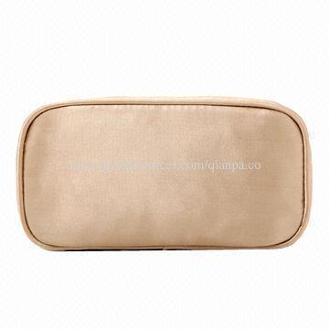 Satin Simple Cosmetic Bag, Measures 16.5*8.5*3.5cm