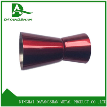 Double Head Stainless Steel Jiggers Attractive Red Custom Bar Jigger