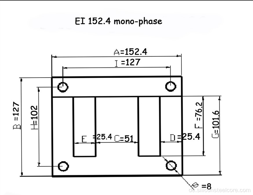 Crngo E &amp; I Transformator Laminierung