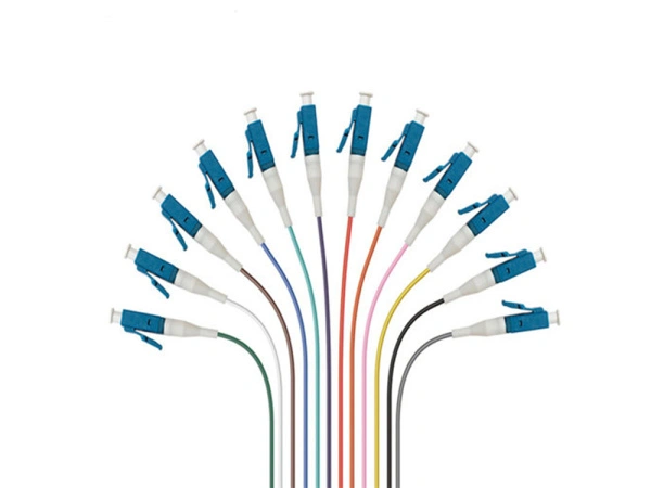 Quality control testing of LC pigtail single mode fiber manufacturing