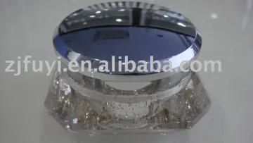 acrylic diamond cream jar