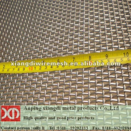 galvanized crimped wire mesh factory