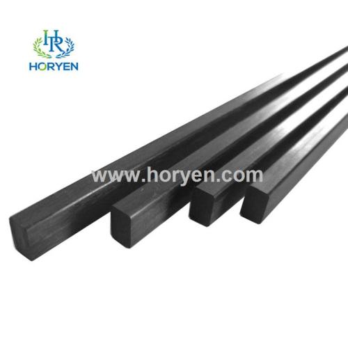 Pultrusion Carbon Fibre Batten Pultrusion composite carbon fibre batten for planes Factory