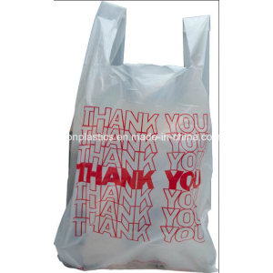 High Quality HDPE T Shirt Shopping Bag With Printing