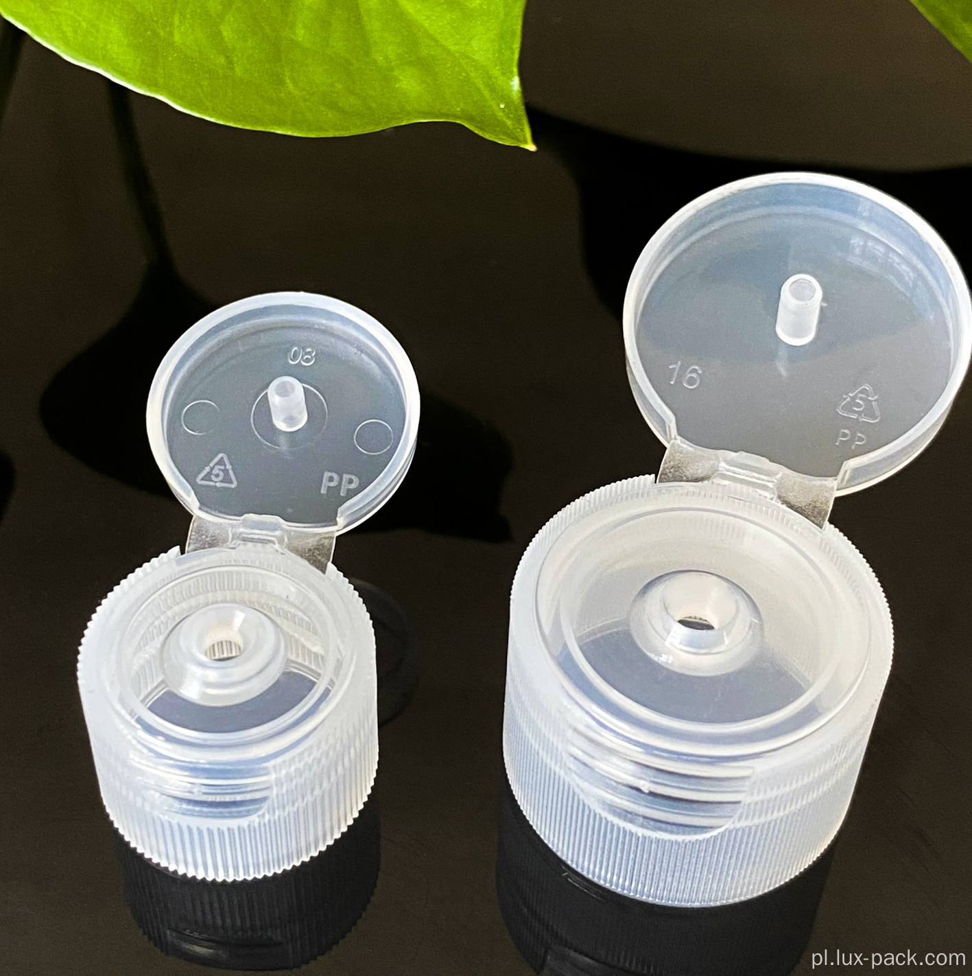 Średnica plastikowe czapki butelki dostosowane kolory plastikowe
