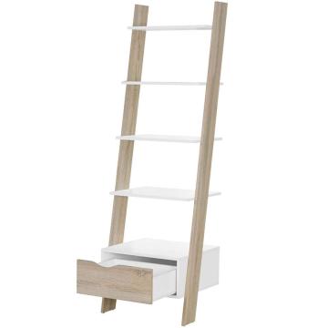 Amazon Hot Selling Modern Corner Ladder Bookshelf