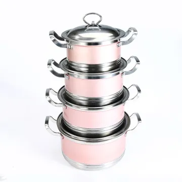 High Quality Stock Pot Set Stainless Steel Casserole Hotpots Cooking Pots