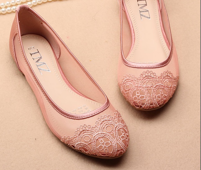 Lace Embroidery Patch Shoes