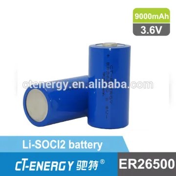 3.6V High Temperature Lithium Battery ER26500 9000mAh