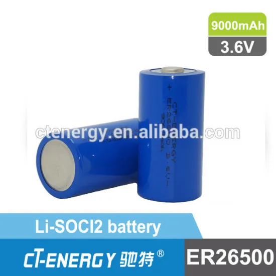 3.6V High Temperature Lithium Battery ER26500 9000mAh