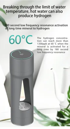 Terahertz Hydrogen Water Bottle: Low Frequency Resonance for Alkaline and Hydrogen Water