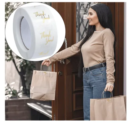 Gold Foil Packaging Label Gold Foil Sticker Label