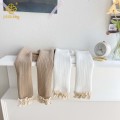 Leggings compostas de renda de 9 pontos para criança