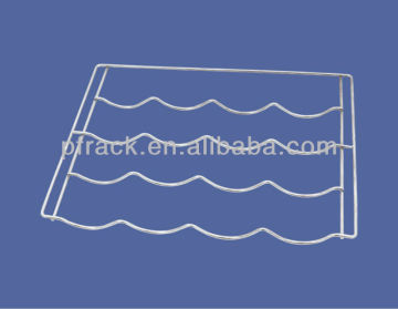 Wave mode metal wine rack PF-W001