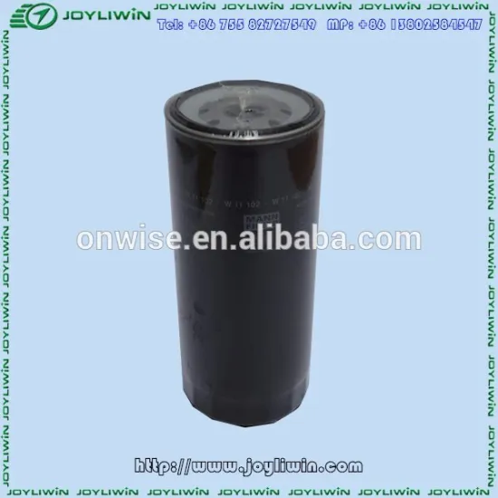 Customized air compressor spare parts oil filter JOY W11102 MANN air compressor