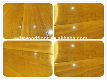 golden yellow hardwood flooring-garapa solid wood flooring