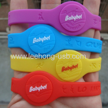 Customized Silicone Rubber Bracelets Wrist Bands Promotional Products 