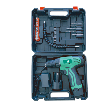 12V Li-ion Lithium Wireless Screwdriver Set with Double Speed and Two Batteries