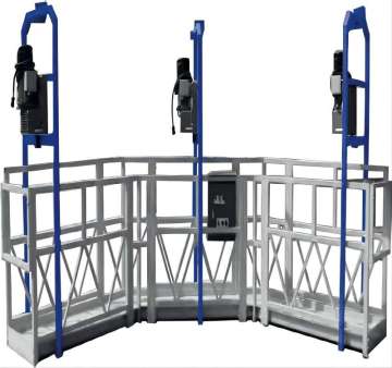Customized Steel Double-layer Suspended Platform Gondola for Building Construction