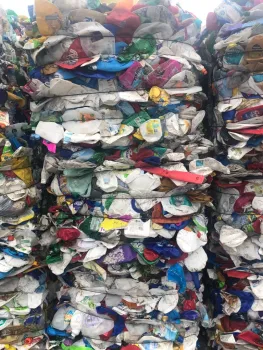 Wasted HDPE Color bottles