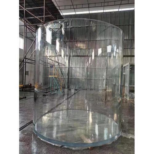 custom size large diameter cylinder tube curved tunnel