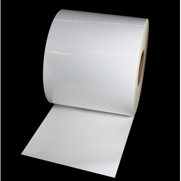 Polypropylene label material BOPP White