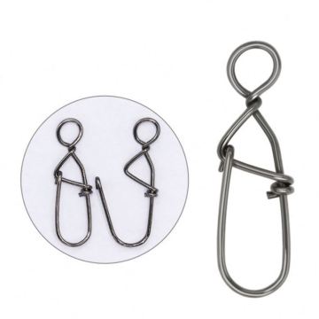 High Strength Saltwater Fishing Germany Stainless Steel Hook Connector - Snap Swivels