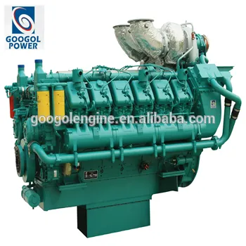 1500rpm 1100kW Googol QTA3240M1 Diesel Engine for Marine