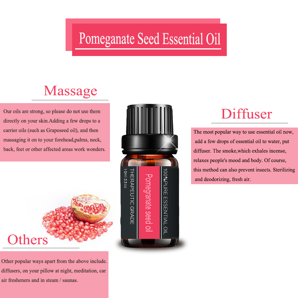 Organic Pomegranate Seeds Essential Oil For SkinCare Massage