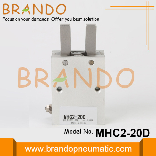 Pinça pneumática angular de dois dedos tipo SMC MHC2-20D
