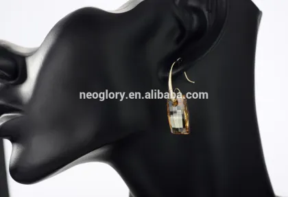 Crystal Charm Earrings Made With Swarovski Elements Imitation Jewelry