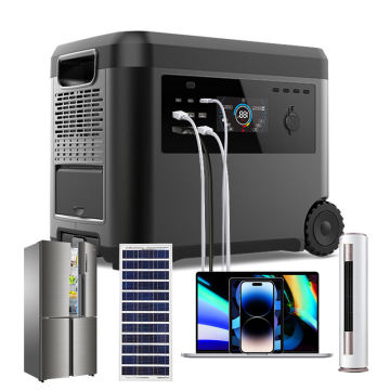 Custom Design High Quality Solar Portable Battery Power Station 2000w-2500w 110v-220v for Camping
