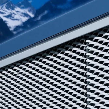 Facade Cladding Decorative Aluminum Expanded Metal Mesh" could be suitably condensed to:

"Aluminum Expanded Metal Mesh for Facade Cladding