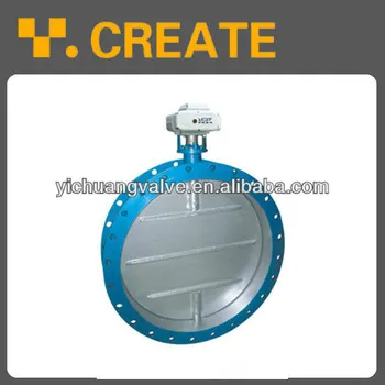 cast iron wafer type metal seal butterfly valve