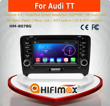 HIFIMAX Android 5.1.1 car dvd gps navigation For Audi TT MK2 car radio dvd 16GB quad-core With Capacitive Screen 1080P
