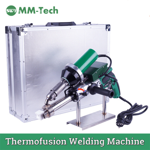 Handheld plastic welding extruder for PP PE