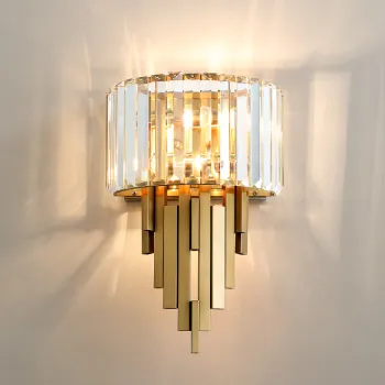 Hot Selling Personalized Golden Luxury Indoor LED Wall Lamp for Decorative Lighting