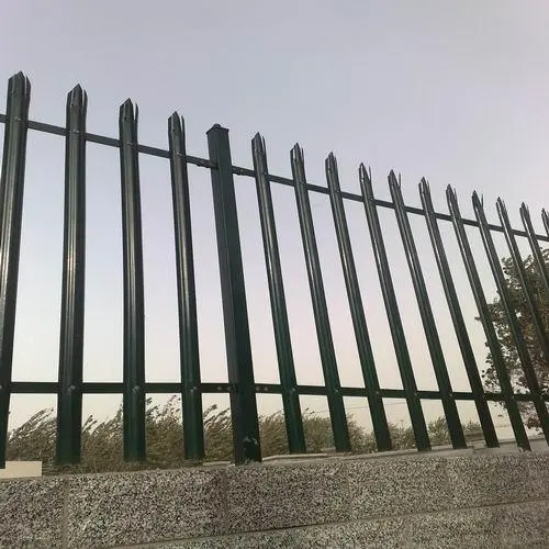 Iron Galvanized Palisade Fencing/galvanized steel fence palisade fence
