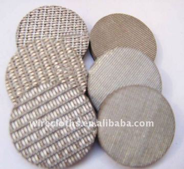 3 layer Sintered Stainless Steel Filter Disc