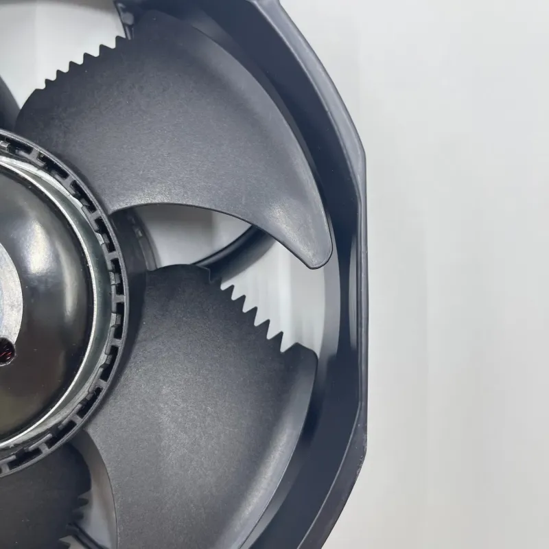 Ternary Flow Field Blade Design for DC180 Axial Blower
