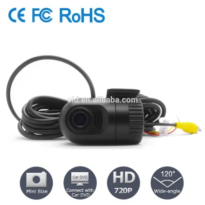 TF Card Memory Loop Recording AVI WDR H.264 Dash Cam with Night Vision