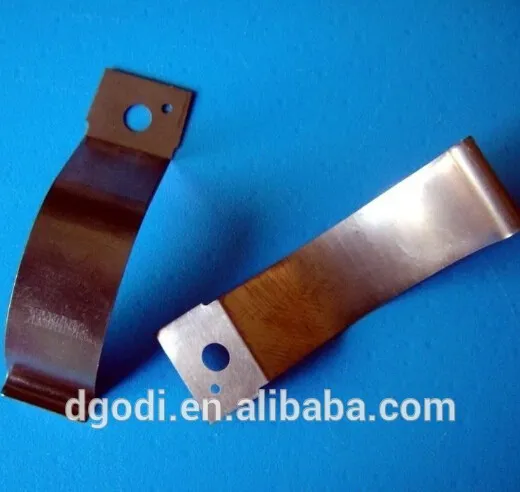 flat spring, metal spring clip, beryllium copper spring