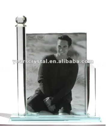arrival crystal glass picture Frame, crystal glass Photo Frame,crystal glass image Frame(R-1151
