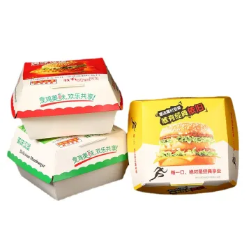 Thickened disposable hamburger box