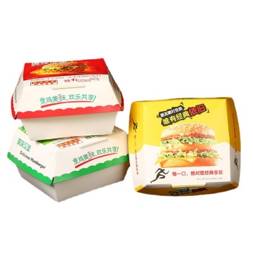 Thickened disposable hamburger box