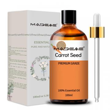 Aceite de semilla de zanahoria de destilación de vapor puro y natural para el cuidado de la piel