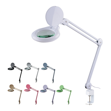 9003LED Magnifying Lens Glass Light - Cosmetic Beauty Salon Lamp for Eyelash Extension and Nail Magnifier